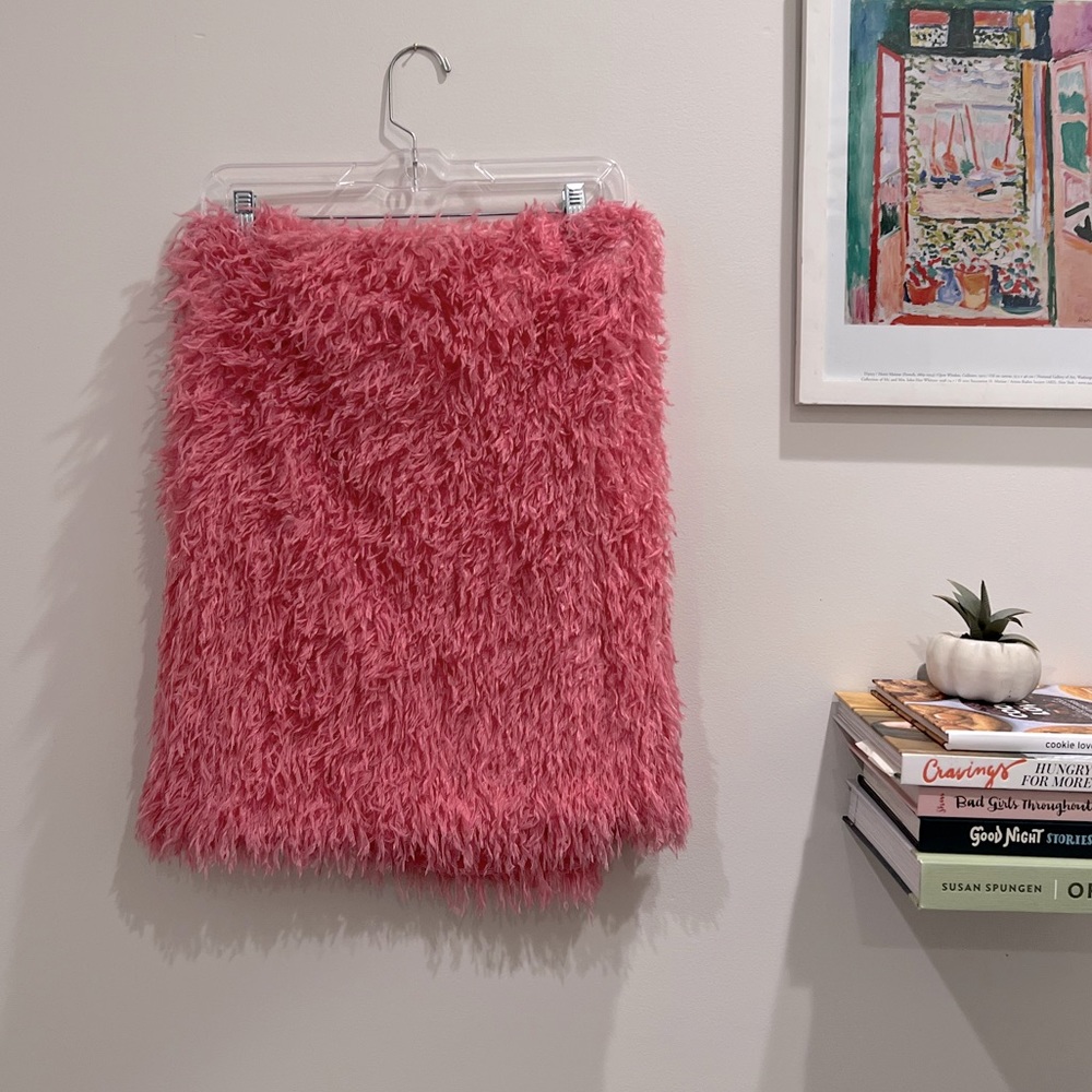 Eloquii feathered pink skirt worn once!